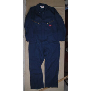 Vintage Dickies Mechanic Coveralls 44 Reg Navy Blue Twill Workwear Mike Myers
